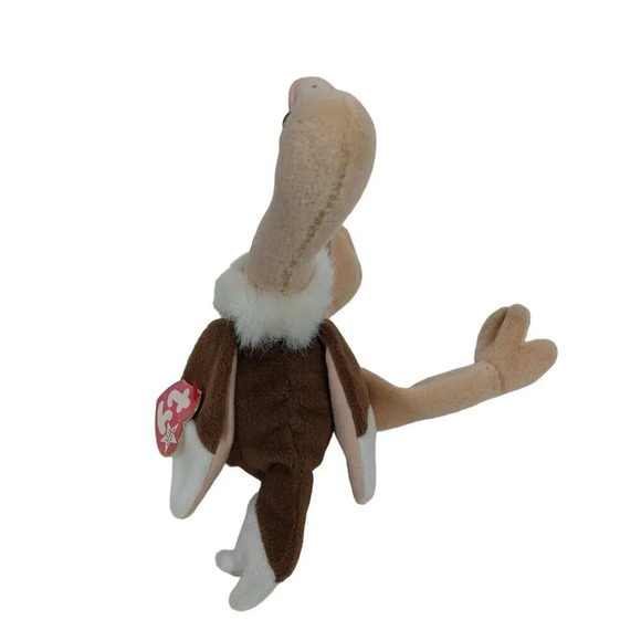 Vintage 1997 Ty Beanie Babies Stretch Ostrich Plush Stuffed Animal with Hang Tag - Picture 3 of 8